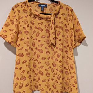 Always On My Mind Tie-Neck Blouse